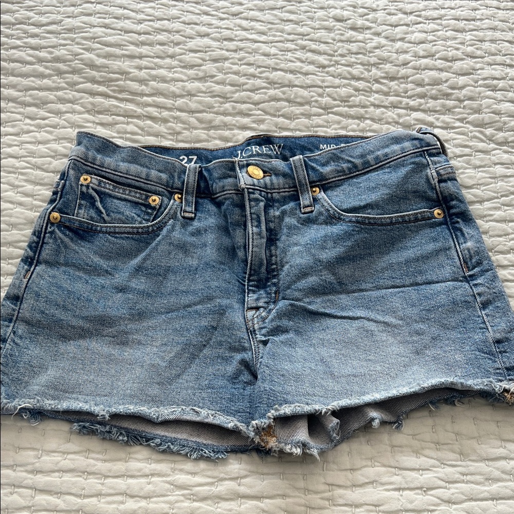 J Crew Mid Rise Short 27 NWOT